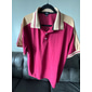 Herren Polo mit Knopfleiste Golfshirt Lässig Ferien Revers Kurzarm Mode Basic Farbblock Patchwork Bestickt Sommer Normale Passform Wein Schwarz Marineblau Grün Hellblau Grau Polo mit Knopfleiste