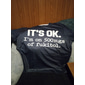 Tricou grafic amuzant pentru bărbați 'E OK sunt pe 500mg de Fukitol' Umor sarcastic cu mânecă scurtă