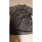 Herren Henley Hemd Raglan-T-Shirt Kurzarm Einfach Schmale Falten Mode Designer Lässig Patchwork Falten Henley Outdoor Urlaub Täglich Sommer Weiß Marineblau Dunkelgrau Henley T-Shirt