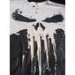 Per uomo Grafico Teschio Vichingo Maglietta Maglia Henley Manica Corta Stampa 3D Moda Classico Retrò Vintage Sport all'Aperto Ferie Uscire Primavera & Estate Blu Bianco Rosso Marrone Verde Henley