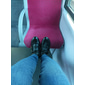 bottines à lacets vintage victoriennes marron pour femmes avec détails de boutons et talon moyen pour le cosplay, les reconstitutions historiques et le quotidien