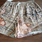 Homme Nautique Impressions Graphiques Boussole Shorts de survêtement Shorts de plage shorts en tissu éponge Taille Moyenne Rétro Vintage Occasionnel Quotidien Vêtements de rue Fête Cordon de serrage