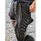 Baskets de course à coussin d'air rouges pour hommes – Chaussures de sport en maille respirante avec absorption des chocs pour la salle de sport, l'entraînement et les vêtements de sport quotidiens