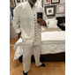 Per uomo Camicia Camicia di lino Camicia Estiva Camicia casual Camicia con Bottoni Semplice Vacanza Crociera Nero Bianco Rosa Blu Manica Lunga Colletto alla coreana Estate Primavera & Autunno