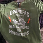 Herren 'Echte Opas fahren Motorräder' Grafik T-Shirt | Lustiger Biker Opa Kurzarm Tee