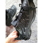 Baskets de course à coussin d'air rouges pour hommes – Chaussures de sport en maille respirante avec absorption des chocs pour la salle de sport, l'entraînement et les vêtements de sport quotidiens
