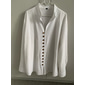 Per uomo Camicia Camicia di lino Camicia Estiva Camicia casual Camicia con Bottoni Semplice Vacanza Crociera Nero Bianco Rosa Blu Manica Lunga Colletto alla coreana Estate Primavera & Autunno