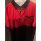 Homme Rayé Polo Chemise de golf Manche Courte Polos Chemises à Col Vêtement décontracté de travaile Vêtements de travail Tenue formelle Vêtements de festival Impression 3D Boutons Printemps & Été