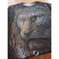 Herr Grafisk Djur Tiger T-shirt Kortärmad T-shirt 3D-tryck Rund hals Skjorta Vintage Mode Designer Utomhus Dagligen Sport Ljusgul Mörkgul Gul Vår & sommar Kläder S M L XL 2XL 3XL 4XL