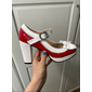 Damen Vintage Lolita Mary Jane Heels mit Schleife und Herzschnalle – Retro Plateaupumps für Cosplay und Partys