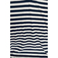 Men's Polo Knit Polo Sweater Business Casual Lapel Short Sleeve Fashion Modern Striped Button Summer Navy Blue Polo