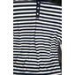 Herre Polo Strikk polo Virksomhet Avslappet Knaphul Kortermet Moderne Formelt Stripet Horisontale strips Knapper Sommer Navyblå Polo