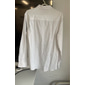 Homme Chemise Chemise en coton et lin Couleur Unie Sport & Loisir Décontracté Blanche Bleu manche longue Col Rabattu Été Printemps & Automne Vêtement Tenue Boutons