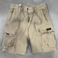 Herre Cargoshorts Shorts Shorts til turbruk Knapper Snorer Elastisk midje عادي Anvendelig Kort utendørs Daglig Camping & Vandring Mote Klassisk Svart Militærgrønn
