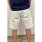 Men's Dress Shorts Zipper Pocket Solid Color Breathable Knee Length Formal Wedding Party Chic & Modern Formal White Navy Blue Micro-elastic