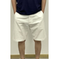 Men's Dress Shorts Zipper Pocket Solid Color Breathable Knee Length Formal Wedding Party Chic & Modern Formal White Navy Blue Micro-elastic