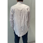 Homme Chemise Chemise en coton et lin Couleur Unie Sport & Loisir Décontracté Blanche Bleu manche longue Col Rabattu Été Printemps & Automne Vêtement Tenue Boutons