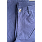Hombre pantalones de traje Cremallera Bolsillo Color sólido Transpirable Longitud de la rodilla Formal Oficina Moderno Formal Blanco Azul Marino Microelástico