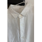 Voor heren Overhemd Linnen overhemd Button-down overhemd Normaal shirt Wit Korte mouw Effen Kleur Strijkijzer Buiten Knop Kleding 100% linnen Vakantie Dagelijks