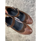 Women's Vintage Gatsby Brown Mary Jane Heels-Retro Chunky Heel Pumps for Office and Casual Wear