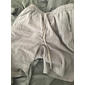 Hombre Pantalón corto Pantalones cortos de verano Pantalones cortos de playa Bolsillo Correa Cintura elástica Plano Comodidad Transpirable Corto Casual Diario Festivos Moda Estilo clásico Negro Blanco