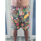 Homme Masque Fleur / Plantes Caleçons de Bain Surf Boardshort short de bain Taille médiale Hawaïen Ethnique Bohème Casual du quotidien Vacances Cordon avec doublure en maille Taille elastique Designer