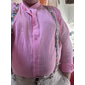 Herren Hemd Sommerhemd Strandbekleidung Freizeithemd Stehkragenhemd Knopfhemd Einfach Lässig Täglich Schwarz Weiß Rosa Grün Langarm Stehkragen Frühling & Sommer Bekleidung