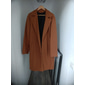 Herren Wintermantel Mantel langer Trenchcoat Outdoor Alltagskleidung Herbst & Winter Oberbekleidung Kleidung Mode Streetwear schlichtes Revers zweireihig