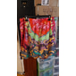 Herren Blumen Stammes 2St Hemden-Sets Sommer Hawaiihemd Kurzarm Kurze Hosen Kubanisches Halsband Tropisch Mode Hawaiianisch Straße Lässig Hawaiianisch Druck Sommer Frühling Weiß Gelb Fuchsie