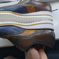 Homme Baskets habillées Cuir Cuir de vachette pleine fleur italien Antidérapantes Lacet Marron / Bleu