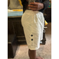Homme Shorts Shorts en Lin Shorts d'été Shorts de plage Cordon de serrage Taille Élastique Uni Respirant Longueur Genou Yoga Plage Hawaïen Occasionnel Noir Blanche