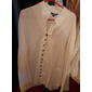 Per uomo Camicia Camicia di lino Camicia Estiva Camicia casual Camicia con Bottoni Semplice Vacanza Crociera Nero Bianco Rosa Blu Manica Lunga Colletto alla coreana Estate Primavera & Autunno
