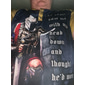 Mannen's Korte Mouw Henley Graphic Tee 'De Duivel Zag Me Met Mijn Hoofd Naar Beneden Totdat Ik AMEN Zei' Motiverende 3D Print voor Levensstijl  Veerkracht