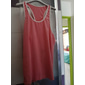 Herr Linne Ribbstickad topp Wifebeater skjorta Ärmlös Rund hals Sommar Färgblock Pit Strip Mode Designer Muskel Utomhus Utekväll Gym Svart Vit Rodnande Rosa Topp t-shirt för män