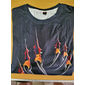 Hombre Graphic Llamas del fuego infernal Fuego Pata Camiseta Manga Larga Camiseta Impresión 3D Cuello Barco Camisa Moda Design Casual Deporte Festivos Noche Verde Oscuro Morado Naranja Primavera