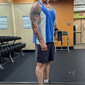 Herren Tank Top Weste Ärmelloses Shirt Gym-Muskel-T-Shirt Ärmellos Rundhalsausschnitt Sommer Farbblock Mode Designer Muskel Patchwork Outdoor Ausgehen Fitnessstudio Weiß Blau Orange Top T-Shirt für
