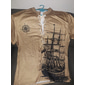 Homme Graphique Bateau Boussole T-shirt T-shirt Impression 3D Col ras du cou Chemise Mode Athleisure street style Rue Quotidien Noir Marron Été Printemps Vêtement Tenue S M L XL XXL XXXL