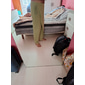 Hombre Pantalones de lino Pantalones Pantalones de verano Correa Cintura elástica Pierna recta Plano Comodidad Transpirable Longitud total Casual Diario Festivos Moda Estilo clásico Blanco Marrón