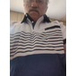 Homme Rayé Polo Chemise de golf Manche Courte Polos Chemises à Col Vêtement décontracté de travaile Vêtements de travail Tenue formelle Vêtements de festival Impression 3D Boutons Printemps & Été