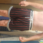 Men's Athletic Shorts Basketball Shorts Gym Shorts Mesh Shorts Pocket Drawstring Elastic Waist Stripe Comfort Short Sports Outdoor Daily Going out Fashion Casual Black White Micro-elastic