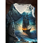 Homme Graphique Voilier Débardeur T-shirt sans manches pour hommes Sans manches T-shirt Impression 3D Col en V Chemise Quotidien Designer Occasionnel Sport en Plein Air Fête Salle de sport Bleu Bleu