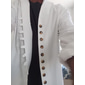 Per uomo Camicia Camicia di lino Camicia Estiva Camicia casual Camicia con Bottoni Semplice Vacanza Crociera Nero Bianco Rosa Blu Manica Lunga Colletto alla coreana Estate Primavera & Autunno