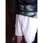 Per uomo Shorts Shorts di Lino Pantaloncini Estivi Shorts da Spiaggia Coulisse Elastico in vita Multi-tasche Semplice Lunghezza al ginocchio All'aperto Spiaggia Hawaiano Casual Verde militare Nero