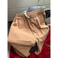 Herren Leinenhosen Hose Sommerhose Elastischer Bund Gerader Schnitt Hohe Taille Einfarbig Komfort Atmungsaktiv Volle Länge Hochzeit Ferien Urlaub Mode Graues Grün Schwarz Hohe Taille Unelastisch