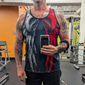 Voor heren Grafisch Kleurenblok Vleugels Magere Hein Singlet Vest Top Mouwloos T-shirt voor heren Mouwloos T-shirt 3D-afdrukken Strakke ronde hals Overhemd Sport Modieus Dagelijks Casual Sportschool