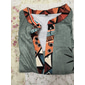 Férfi Törzsi Bandana Print Póló Henley ing Rövid ujjú 3D nyomtatás Dizájn Etno Hétköznapi Napi Nyár Tavasz Sárga Barna Lóhere Álló gallér Henley póló