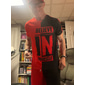 Herren Grafik Farbblock Buchstabe 2St T-Shirts-Sets Passende Sets Kurzarm Kurze Hosen Rundhalsausschnitt Mode Leicht Basic Straße Täglich Sport Druck Sommer Frühling Schwarz und Rot Schwarz+Weiß