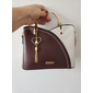 dames marineblauwe en roze handtas met hartvormige kwastbedel – elegante imitatieleren crossbody en tote bag voor dagelijks gebruik