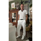 Herren Hose Anzughose Stoffhosen Waffelhose Fronttasche Gerader Schnitt Einfach Komfort Hochzeit Geschäft Täglich Mode Schick & Modern Schwarz Weiß Dehnbar