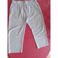 Homens Calças de linho Calças Calça verão Calças de praia Com Cordão Cintura elástica Pregas Tecido Conforto Respirável Casual Diário Feriado Moda Estilo Clássico Preto Branco